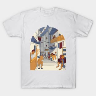 Old Delhi with color T-Shirt